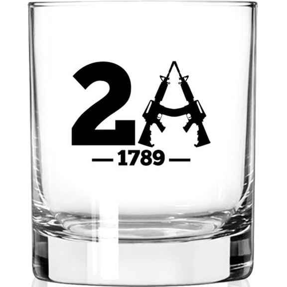 2 Monkey Whiskey Glass - 2a 1789 Glass