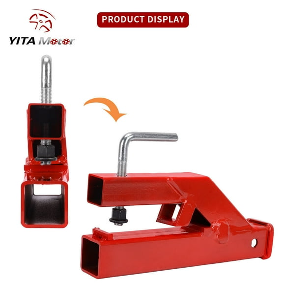 2" Mount Receiver Trailer Hitch Clamp On Bucket Bobcat Deree Tractor Skidsteer