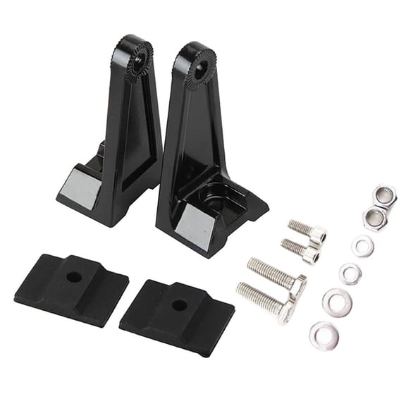 2 * Mounting Brackets 8 * Screw nut 1 * Wrench-black