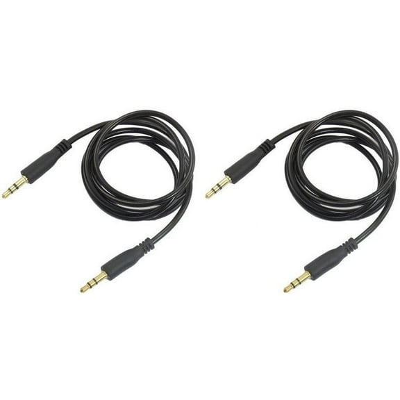 2 Mr Dj ACMM6 6 Feet Cable 1/8" Mini TRS (Stereo) to 1/8" Mini TRS (Stereo)
