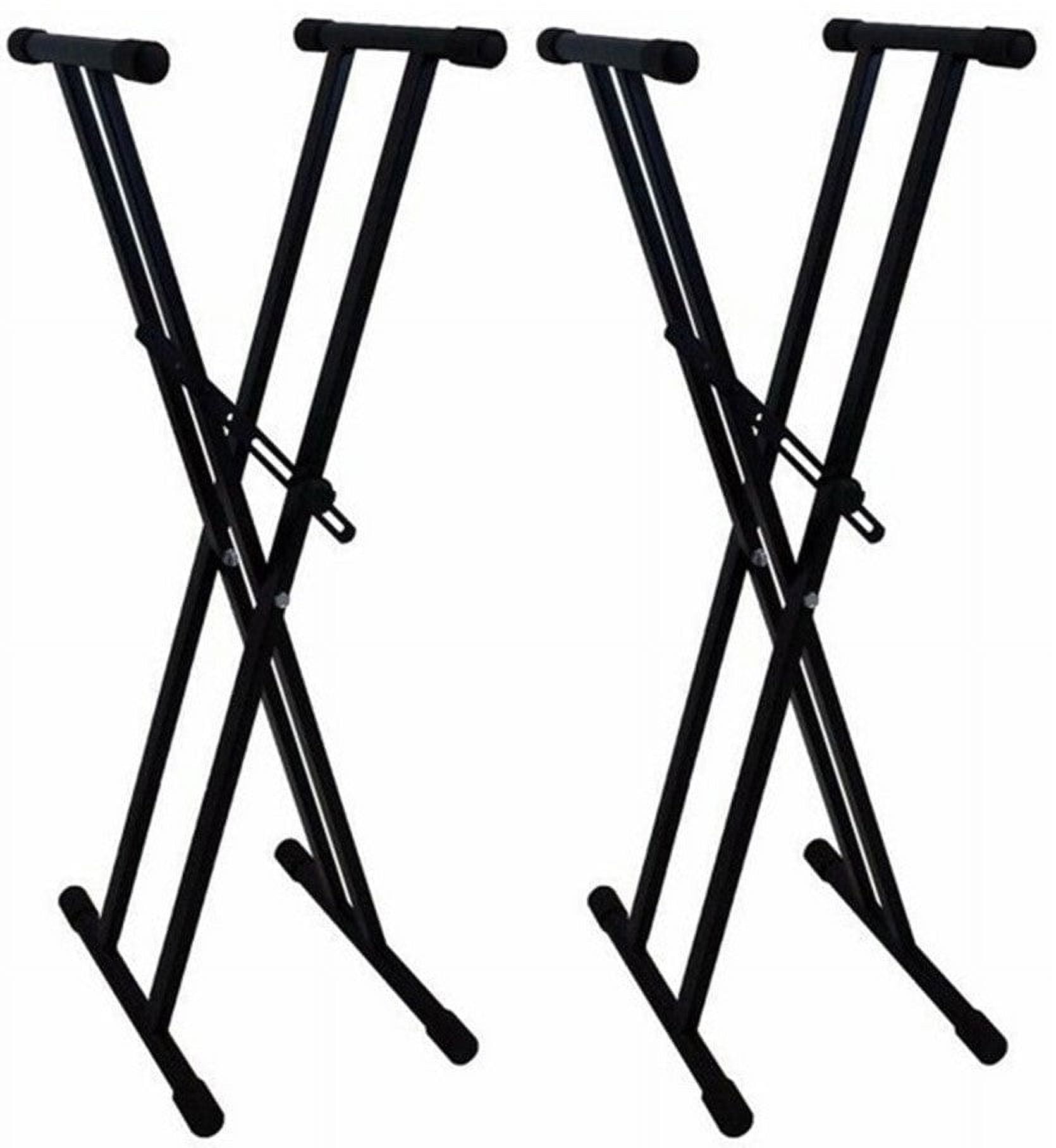 2 Mr Dj KS350 Keyboard Stand Adjustable Metal Music Keyboard Electronic