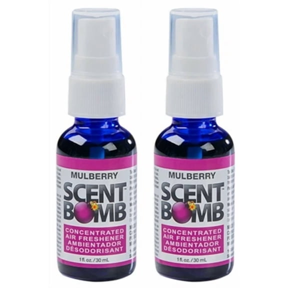 2 Mulberry Home Or Car Air Freshener Scent Bomb Two Highly Concentrated 1Oz