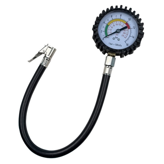 2. Multi-Unit Tire Pressure Meter with Shockproof Design and KPA Conversion Display
