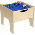thumbnail image 1 of Contender C991300-B 2-N-1 Activity Table with Blue Lego Compatible Top for Toddlers and Preschool - RTA, 1 of 8