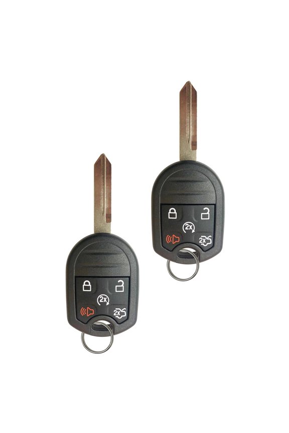 2 NEW 5 Button Key Fob For Ford OF Uncut Keyless Entry Remote 164-R8000 CWTWB1U793