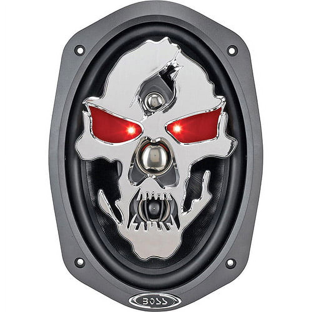 2) NEW BOSS SKULL SK694 6x9" 700W 4 Way Car Audio Full Range Speakers 6"x9" PAIR