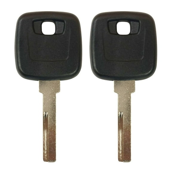 2 NEW FOR VOLVO S40 V40 1999-2004 MASTER TRANSPONDER UNCUT CHIPPED KEY BLANK