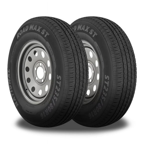 2 National Road Max ST 205/75R15 107/102M Travel / Utility / Boat Trailer 8 PLY NRM49 / 205/75/15 / 2057515