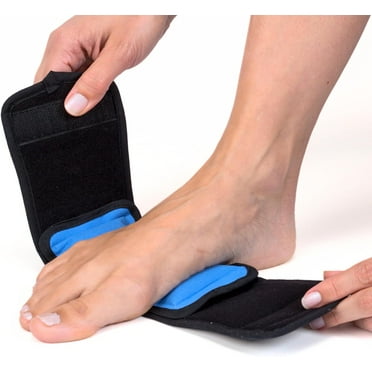 2 NatraCure Cold Pack Wraps with Straps - Reusable Gel Ice Pack for Injuries and Pain - 2 PK