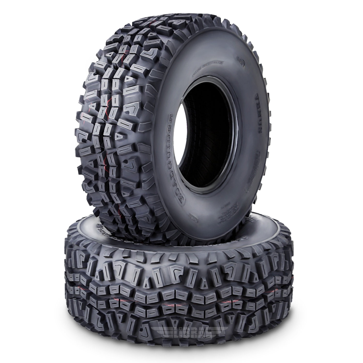 Set 4 WANDA ATV tires 25x8-12 & 25x12-10 for 93-94 Polaris Sportsman 400L 4x4