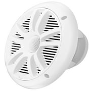 2) New Boss Audio MR6W 6.5" 180W Dual Cone Marine/Boat Speakers White