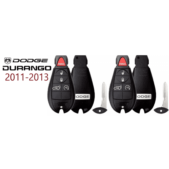 2 New Dodge Durango 2011 - 2013 3B Fobik Remote Key IYZ-C01C VLS