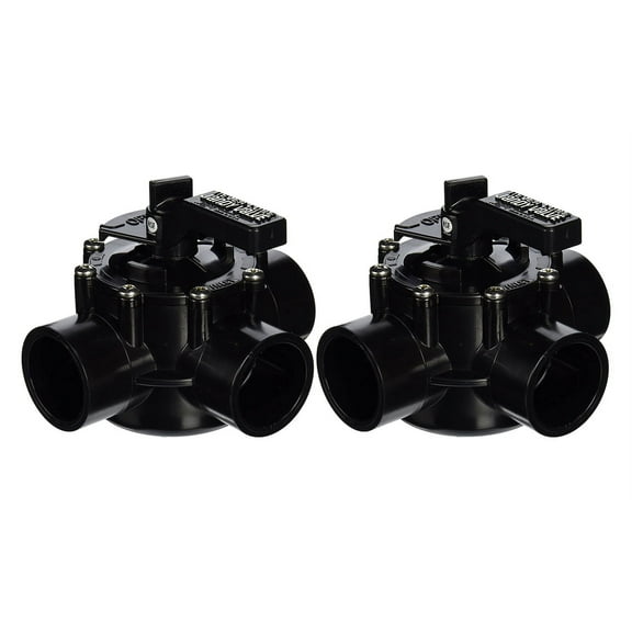 2) New JANDY 4715 1.5"-2" Positive Seal NeverLube Valves 3 Port Plumbing Zodiac