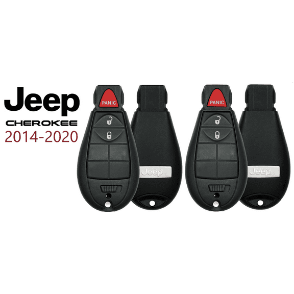 2 New Jeep Cherokee 2014-2020 3b Keyless Entry Remote Fob Fobik Gq4-53t VLS