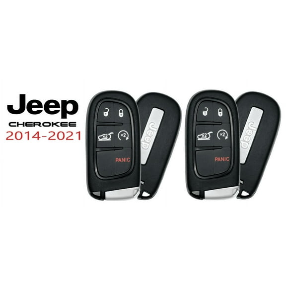 VLS Jeep Cherokee 5 Button Smart Key Prox Remote Fob, 433 MHz