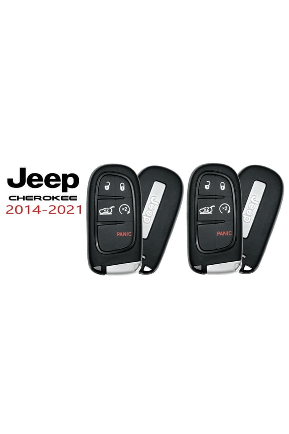 Jeep Cherokee 5 Button Smart Key Prox Remote Fob, 433 MHz