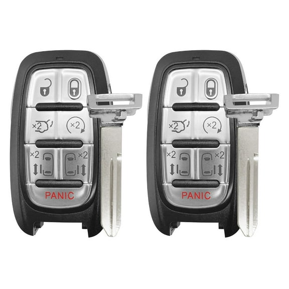 2 New Key For 2017 2018 2019 2020 Chrysler Pacifica Keyless remote M3N-97395900