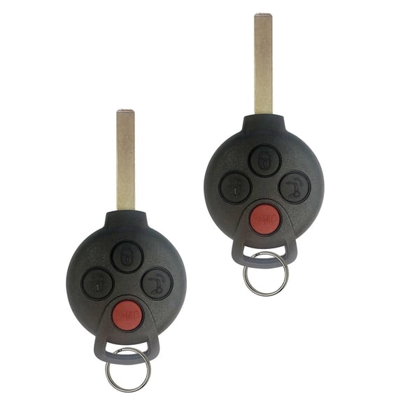 2 New Keyless Remote Fob Car Key for 2008 2010 Smart Fortwo KR55WK45144 315Mhz PCF7941 Chip