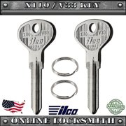 2 New Keys For VW Volkswagen Vanagon Transporter 1981 - 1991 Uncut key X110/ V33