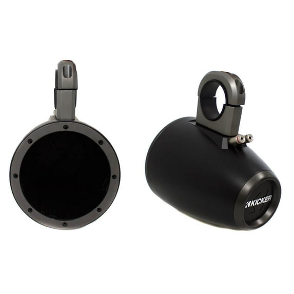2) New Kicker 12KMTES 6.5" Marine Weather-Proof Speaker Tower Empty Enclosure