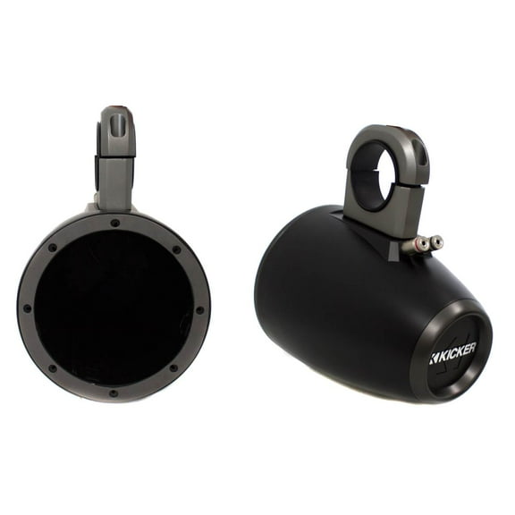 2) New Kicker 12KMTES 6.5" Marine Weather-Proof Speaker Tower Empty Enclosure