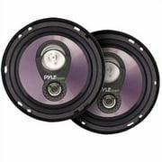 New PYLE PLG6.3 6.5" 280-Watt 3-Way Car Audio Coaxial Speakers Stereo Yellow
