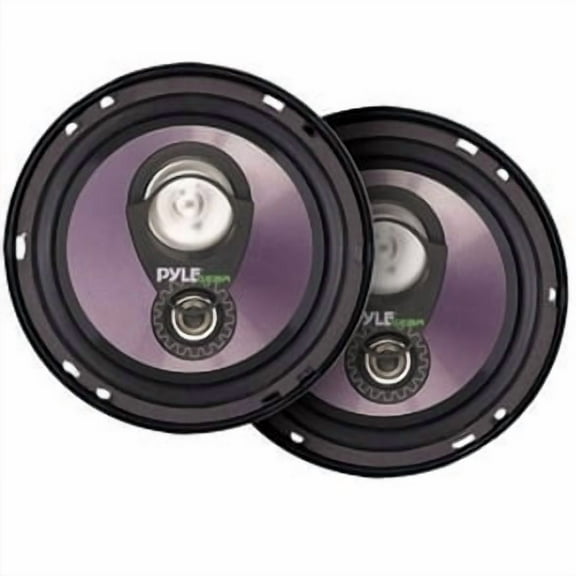 New PYLE PLG6.3 6.5" 280-Watt 3-Way Car Audio Coaxial Speakers Stereo Yellow