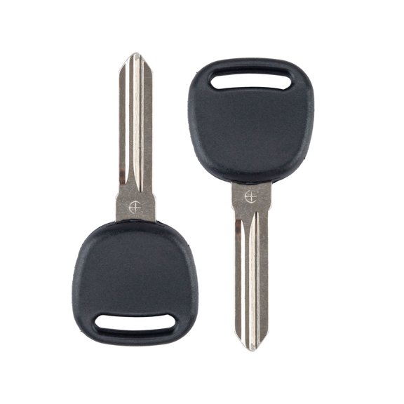 2 New Replacement Ignition Uncut Chipped Key Blade Blank Circle Plus GMX380CP