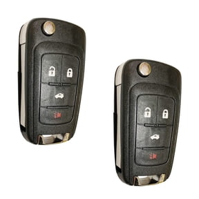 2 New Replacement Keyless Entry Car Remote Flip Key Fob Control for Buick GMC Chevy REMOTE 4 BUTTON OHT01060512
