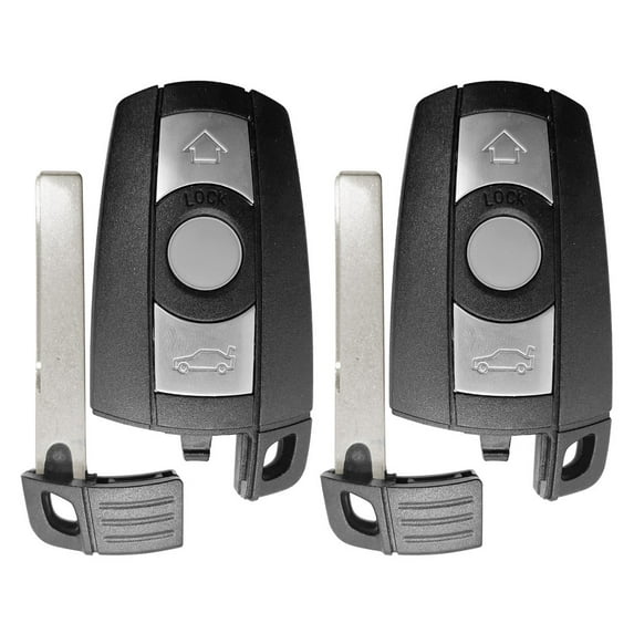 2 New Replacement Keyless Entry Remote Ignition Key Fob for BMW KR55WK49127 123