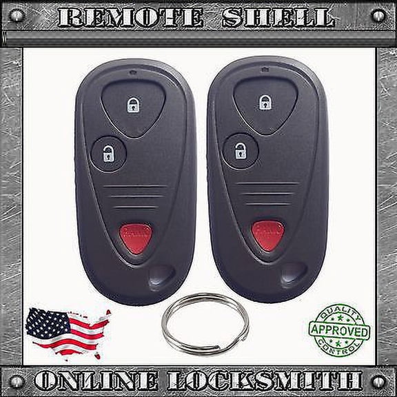 2 New Replacement Keyless Entry Remote Shell Case Fob for Acura NSX & RSX