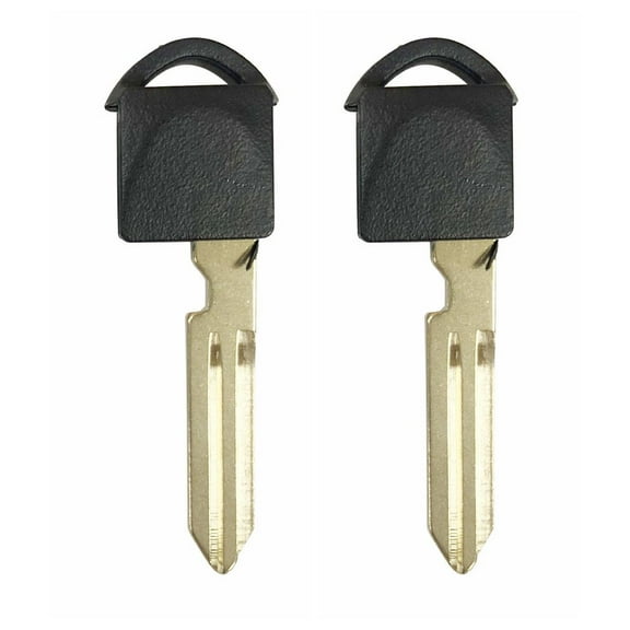 2 New Replacement Uncut Smart Blade Transponder Insert Inginition Key with Chip
