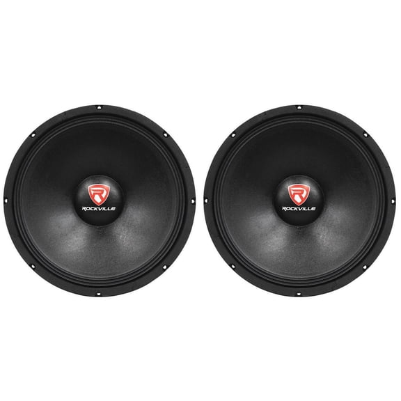 (2) New Rockville RVP15W8 2000 Watt 15" Pro Subwoofers 8 Ohm Raw Sub Woofers