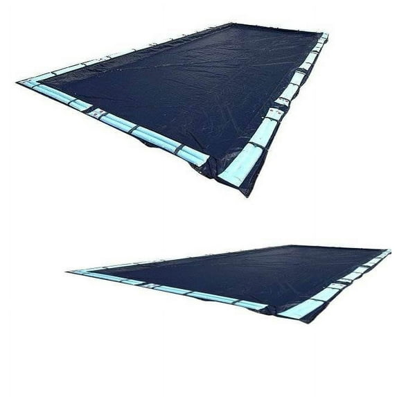2) New Swimline 18x36 Dark Blue Winter Rectangular Inground Pool Covers