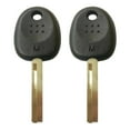 thumbnail image 1 of 2 New Uncut Blank Ignition Key With ID46 Transponder Chip fit for HYUNDAI DA1705, 1 of 1