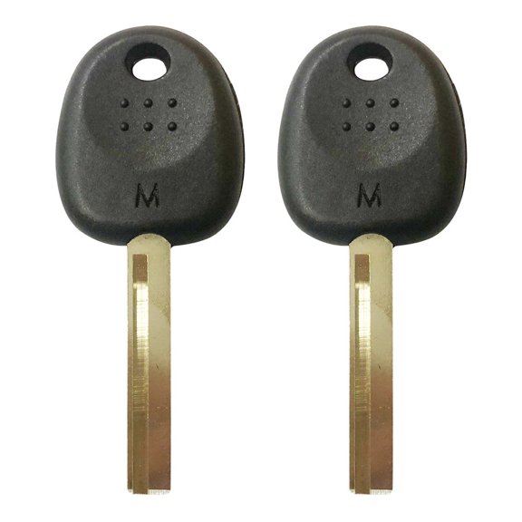 2 New Uncut Blank Ignition Key With ID46 Transponder Chip fit for HYUNDAI DA1705