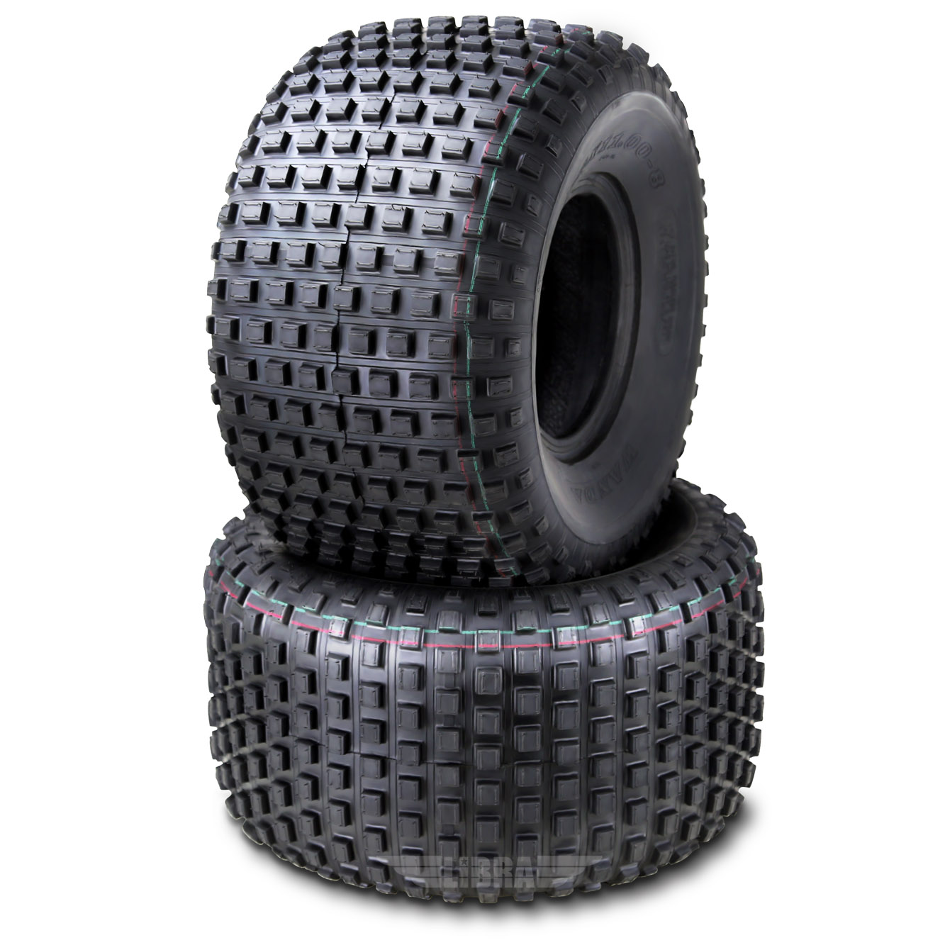Set of 2 New WANDA ATV Tires 22X118 4PR 10135