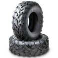 WANDA ATV Tires 24x1011, Set of 2, 6 Ply Rated P373, Durable