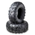 WANDA Set of 2 ATV UTV Tires 22X810 4PR P306, Directional Tread, Heavy