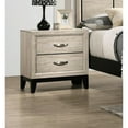 thumbnail image 1 of 2 Nightstand With Sleek Handles For Living Area Simple Style Stable Construction Bedroom, 1 of 2