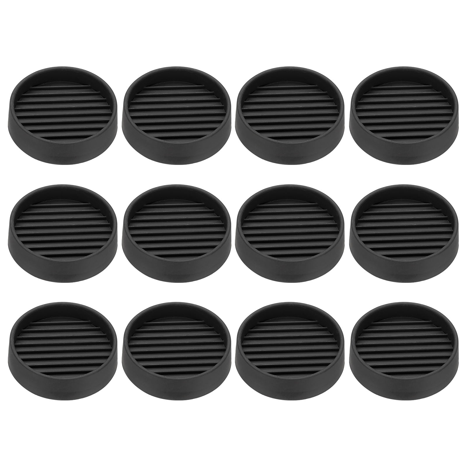2" Non Slip Furniture Coasters, 12pcs Round Rubber Furniture Pads ...