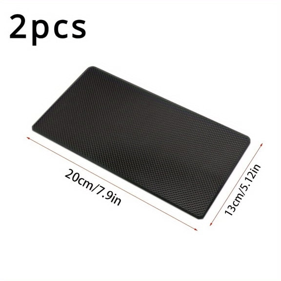 2 Non-slip Stickers, Suitable for Car Dashboards, Mobile Phones and Keys-magic Adhesive Pad (200mm X 130mm)