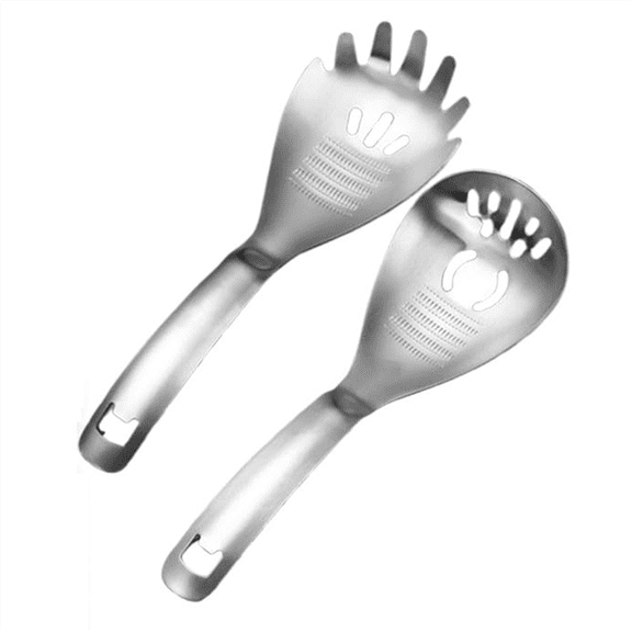2 * Noodle spoon-Silver