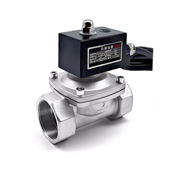 2" Normally Closed Explosion Solenoid Valve DN50 304 Stainless Steel Solenoid Valves For Gas ,Easy to Use
