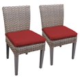 thumbnail image 1 of 2 Oasis Armless Dining Chairs in Terracotta, 1 of 2