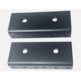 thumbnail image 1 of 2 (One Pair) 2U / 2 SPACE Rack Rails 3.5" Lg Tapped 10/32" for Amplifier Rack, 1 of 11