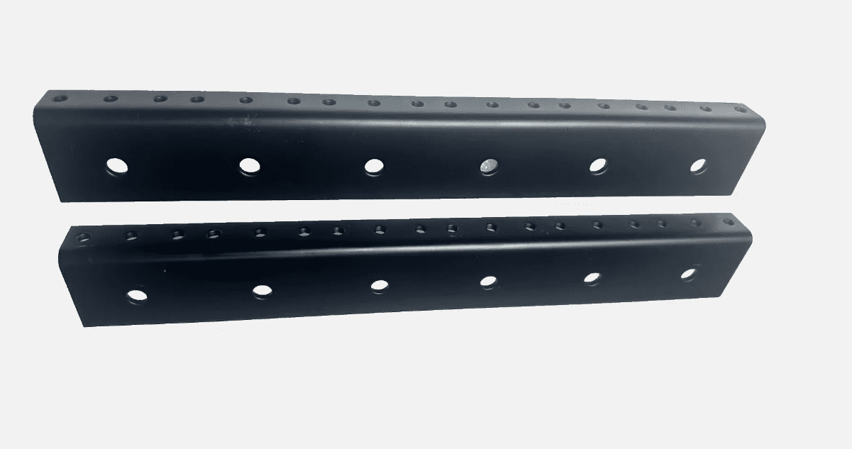 2 (One Pair) 6U / 6 SPACE Rack Rails 10 1/2