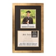 thumbnail image 1 of Studio Decor 2 Opening 8.5" x 11" Gold Document Picture Frame with Double Mat - Blocks up to 99% UV Rays, Display Diplomas, Certificates, & Document - 1 Pack, 1 of 8