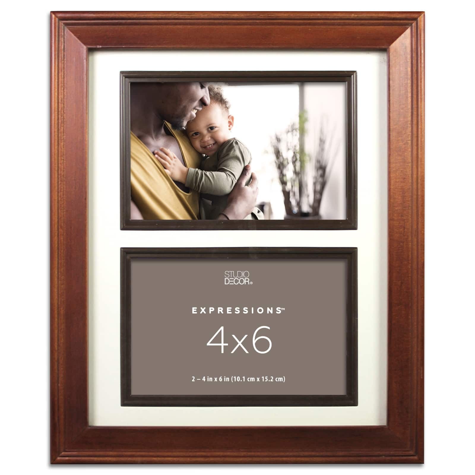 Trio Collage Frame - White, 4x6  Display 3 Photos in 1 Picture Frame