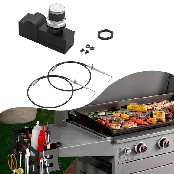 2 Outlet Electronic Grill Igniter for Blackstone 28 inch Griddle, Universal AA Battery Cover Spark Igniter Replacement Kit